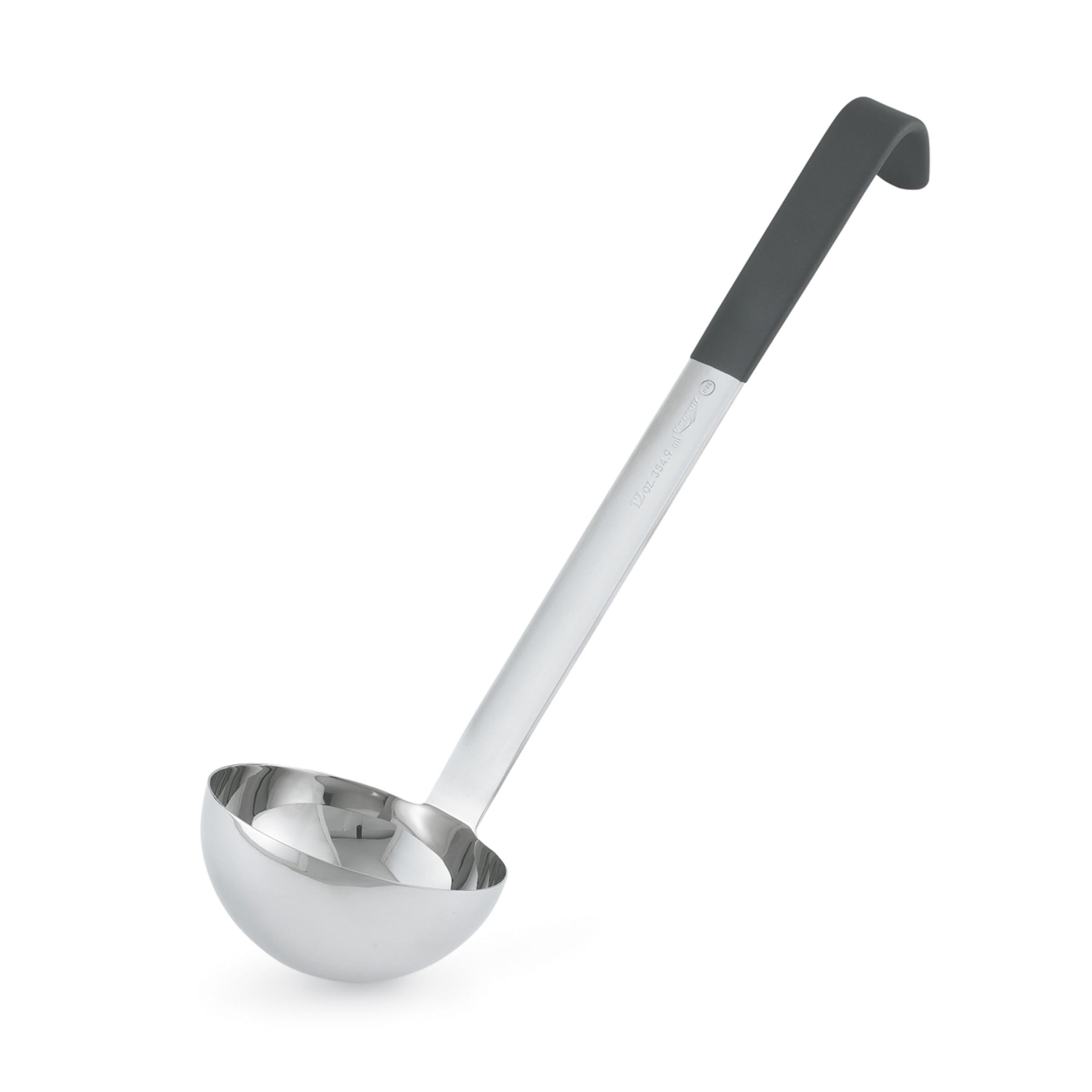 Ladle 3 OZ Grooved Cool-Touch Hooked Handle 1/Each
