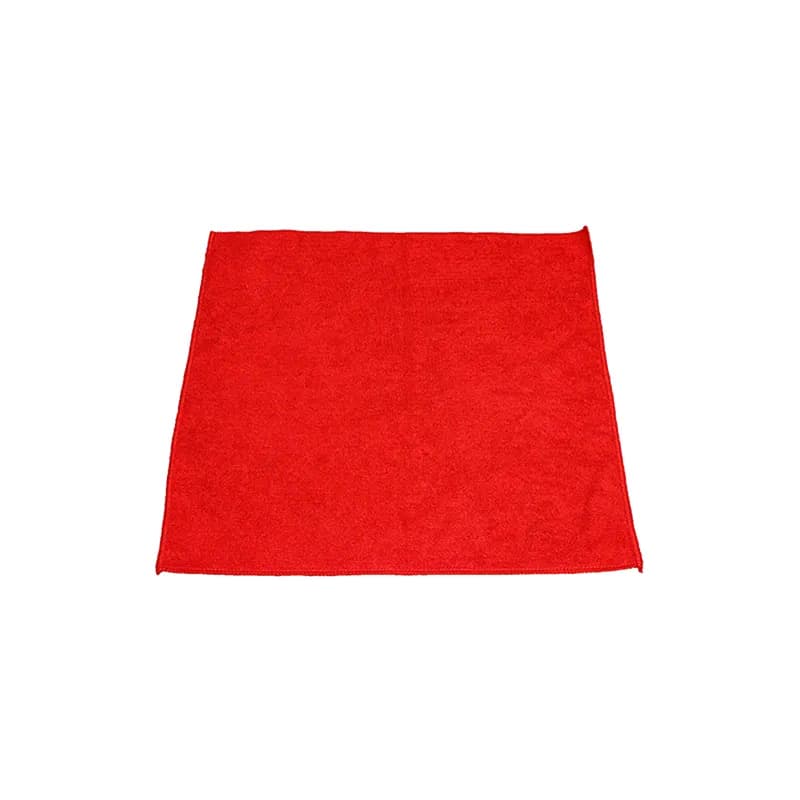 Impact® Cleaning Cloth 16X16 IN Microfiber Red Premium 12/Pack