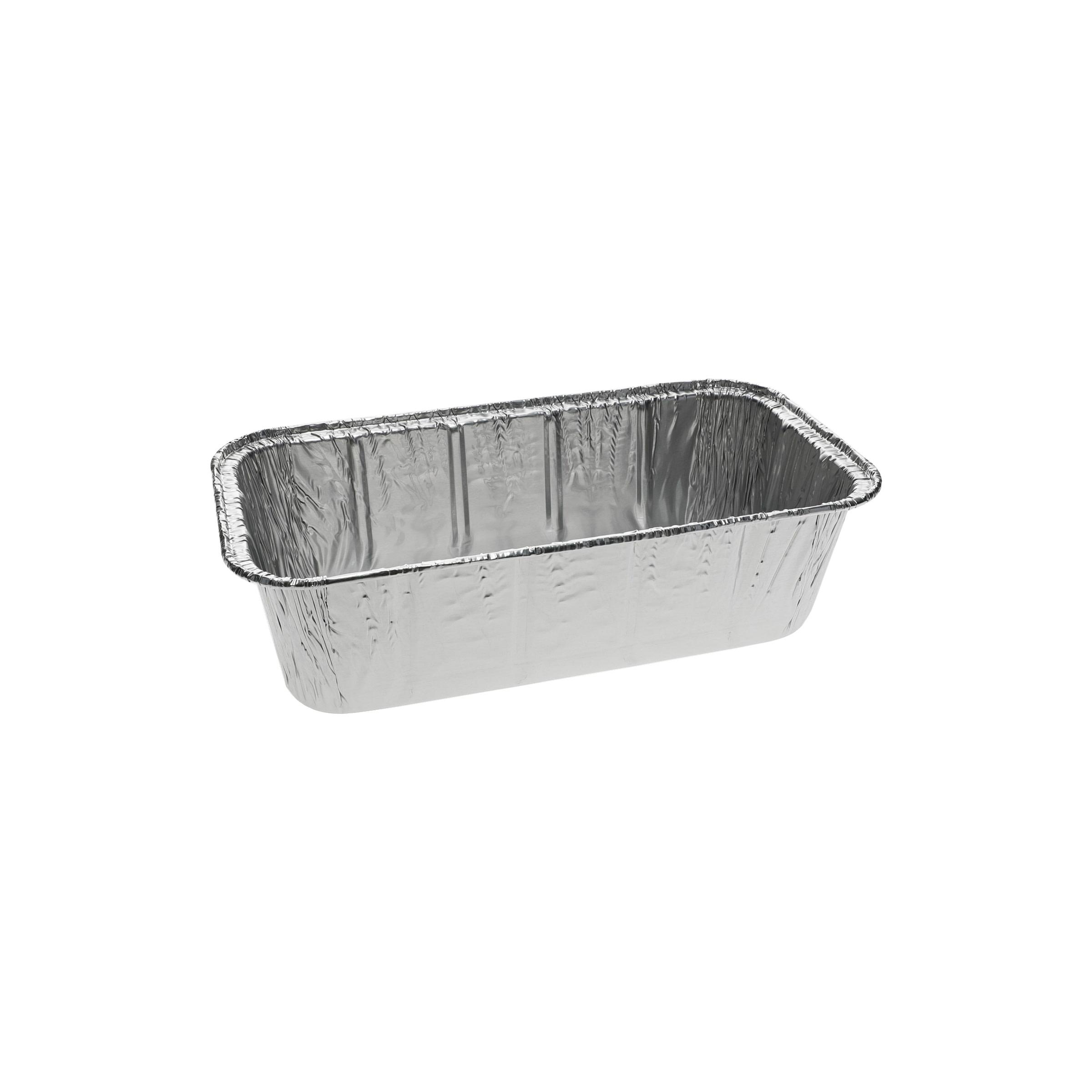 Bread & Loaf Pan 35.2 OZ 8.5X4.5X2.5 IN Aluminum Silver Rectangle Deep Full Curl 300/Case