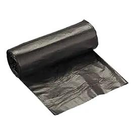 Victoria Bay Can Liner 24X24 IN Black Plastic 6MIC Roll 50 Count/Pack 20 Packs/Case 1000 Count/Case