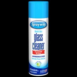 Sprayway® Fresh Scent Glass Cleaner 19 OZ Foaming Liquid Aerosol Non-Ammoniated Streak-Free 12/Case