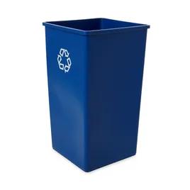 Recycling Bin Blue Square Resin 1/Each