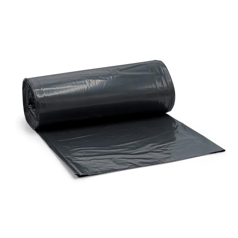 Victoria Bay Can Liner 40X48 IN Black Plastic 12MIC Roll 25 Count/Pack 10 Packs/Case 250 Count/Case