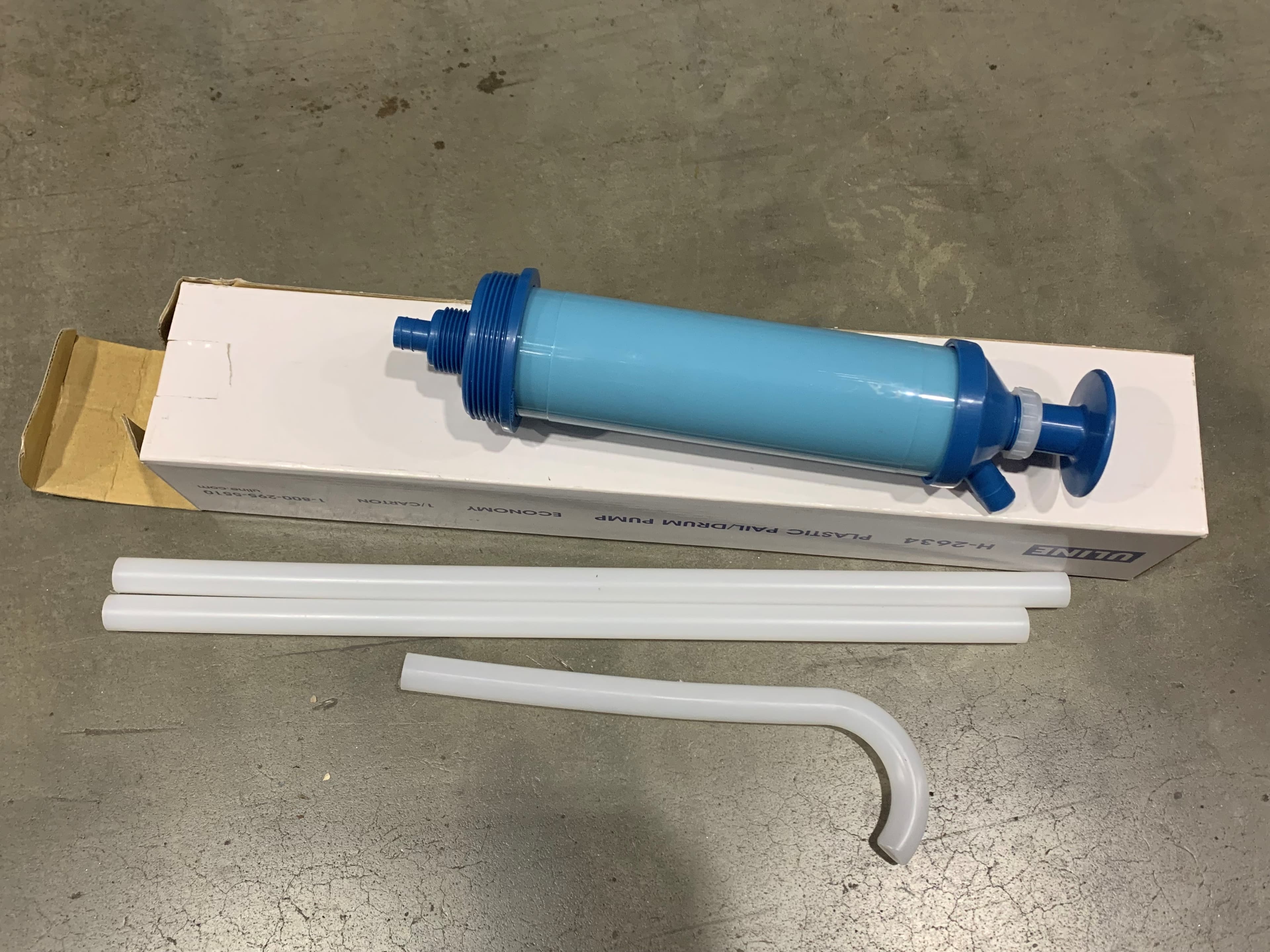 Dispensing Pump Plastic White For 55GAL 1/Each
