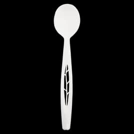 Stalk Market Spoon 6.5 IN CPLA White Heavyweight 1000/Case