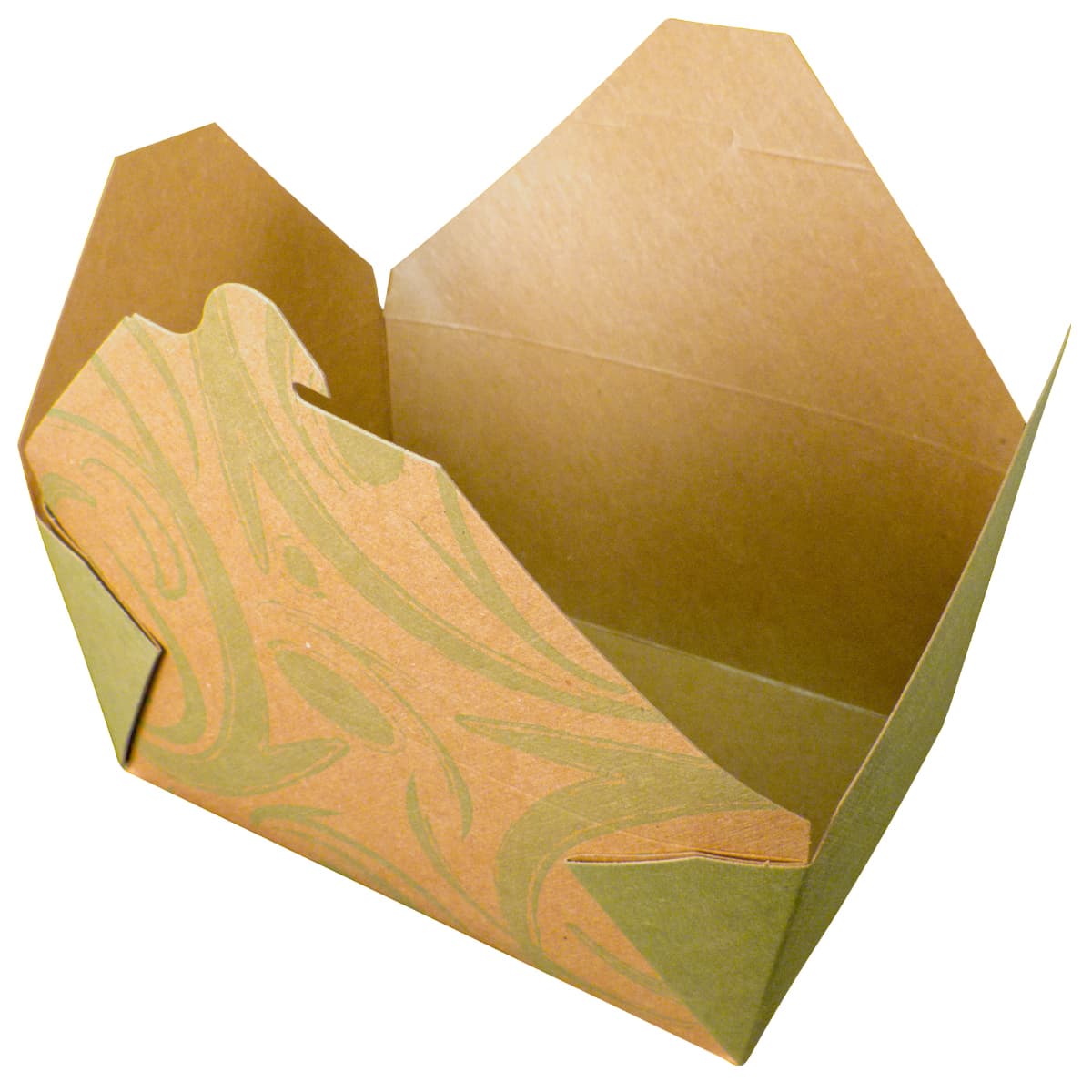 Bio-Pak® #4 Take-Out Box Fold-Top 7.75X5.5X3.5 IN Sonoma 160/Case