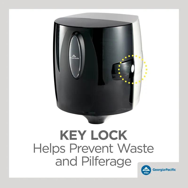 Georgia-Pacific Pro® Paper Towel Dispenser 10X9.875 IN Black Center-Pull Roll 1/Each