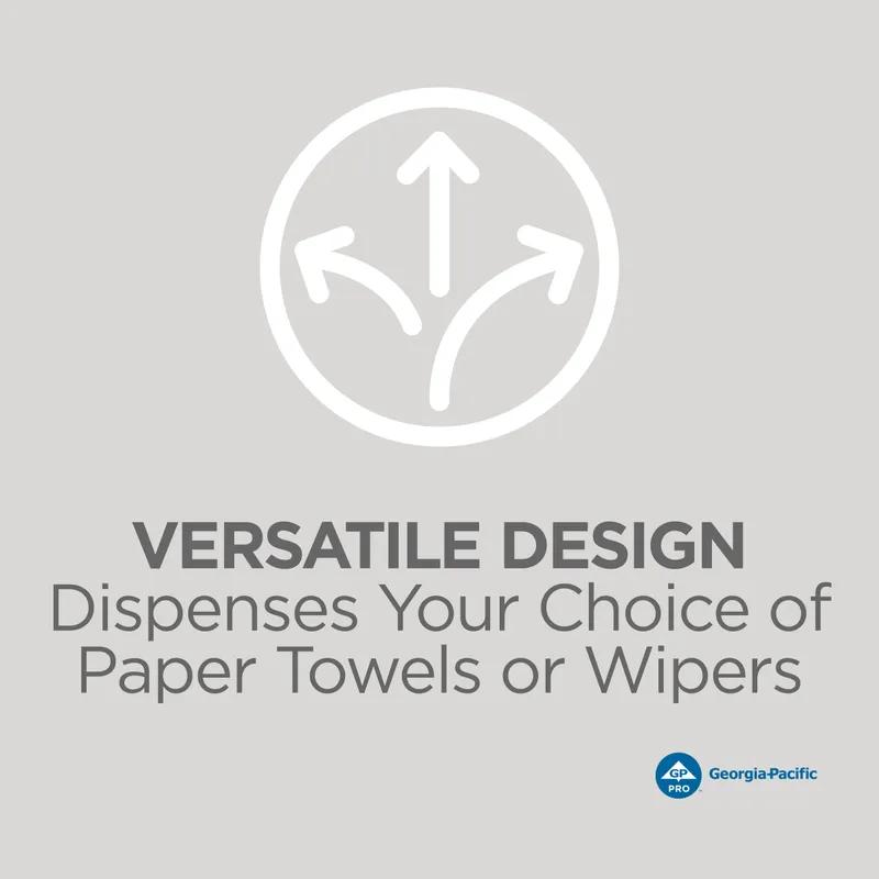 Georgia-Pacific Pro® Paper Towel Dispenser 10X9.875 IN Black Center-Pull Roll 1/Each