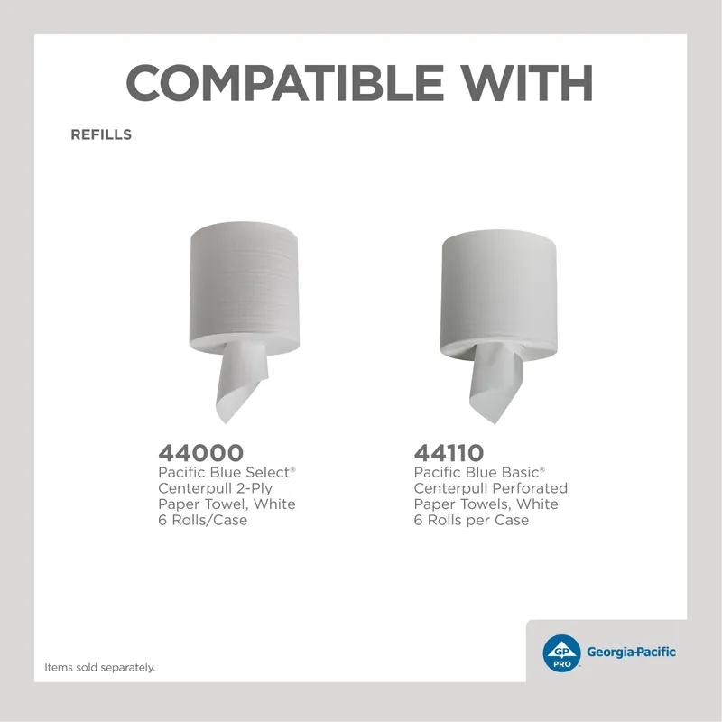 Georgia-Pacific Pro® Paper Towel Dispenser 10X9.875 IN Black Center-Pull Roll 1/Each