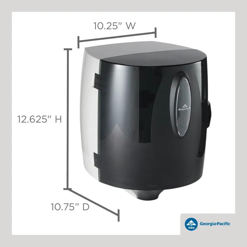 Georgia-Pacific Pro® Paper Towel Dispenser 10X9.875 IN Black Center-Pull Roll 1/Each