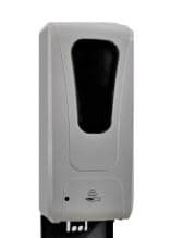 Hand Sanitizer Dispenser Liquid White Touchless Surface Mount 1/Each