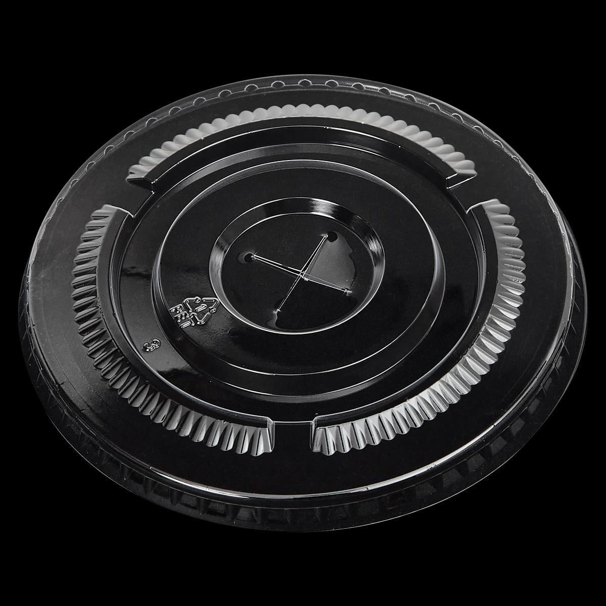 Victoria Bay 107 Series Lid Flat PET Clear For 32 OZ Cold Car Cup Straw Slot 500/Case