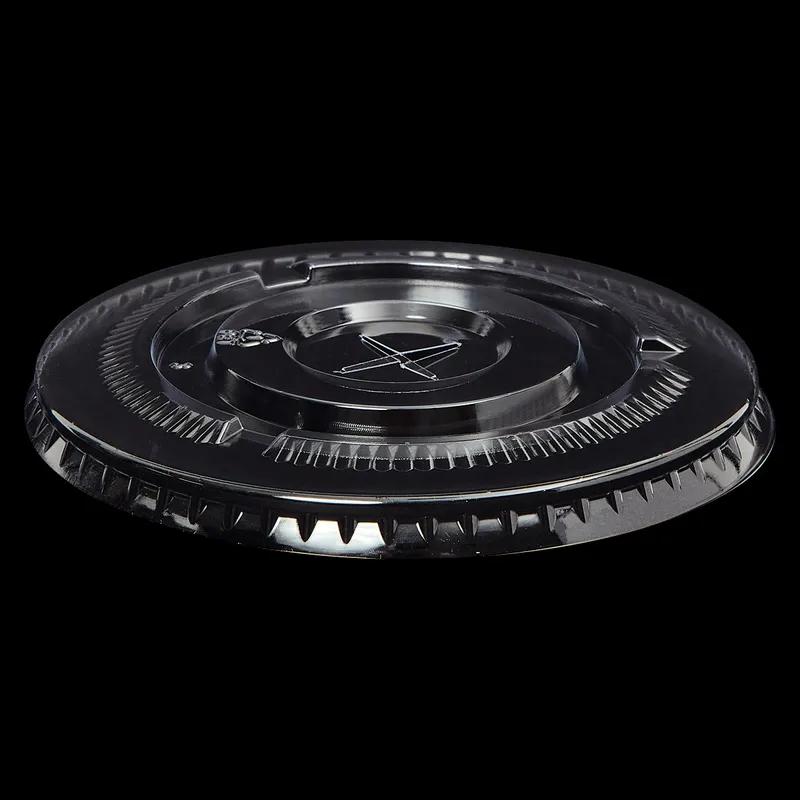 Victoria Bay 107 Series Lid Flat PET Clear For 32 OZ Cold Car Cup Straw Slot 500/Case