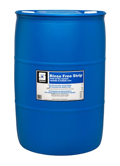 Rinse Free Strip Mint Floor Stripper 55 GAL Alkaline Concentrate No Rinse 1/Drum