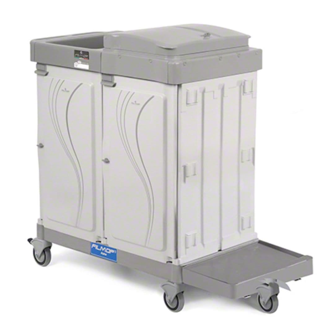 Alpha Workstation 46 Rolling Utility Cart 46X22X44 IN Lockable Sliding Drawer (6 GAL) With Organizer 5IN Wheels 1/Case