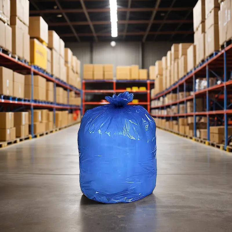 Can Liner 22X16X58 IN Blue Plastic 2MIL Extra Heavy 100/Case