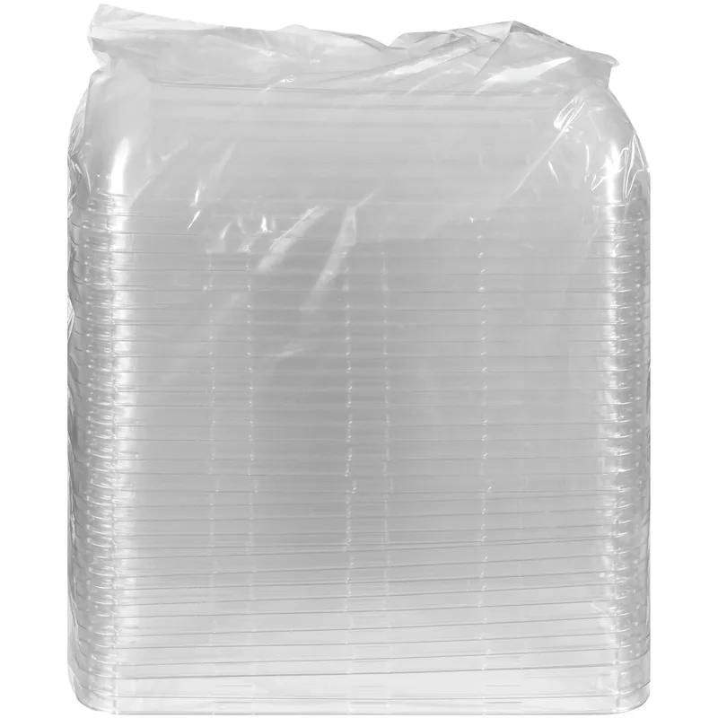 Lid Dome 6.1X9.8X2 IN PET Clear Rectangle For Container 72/Case
