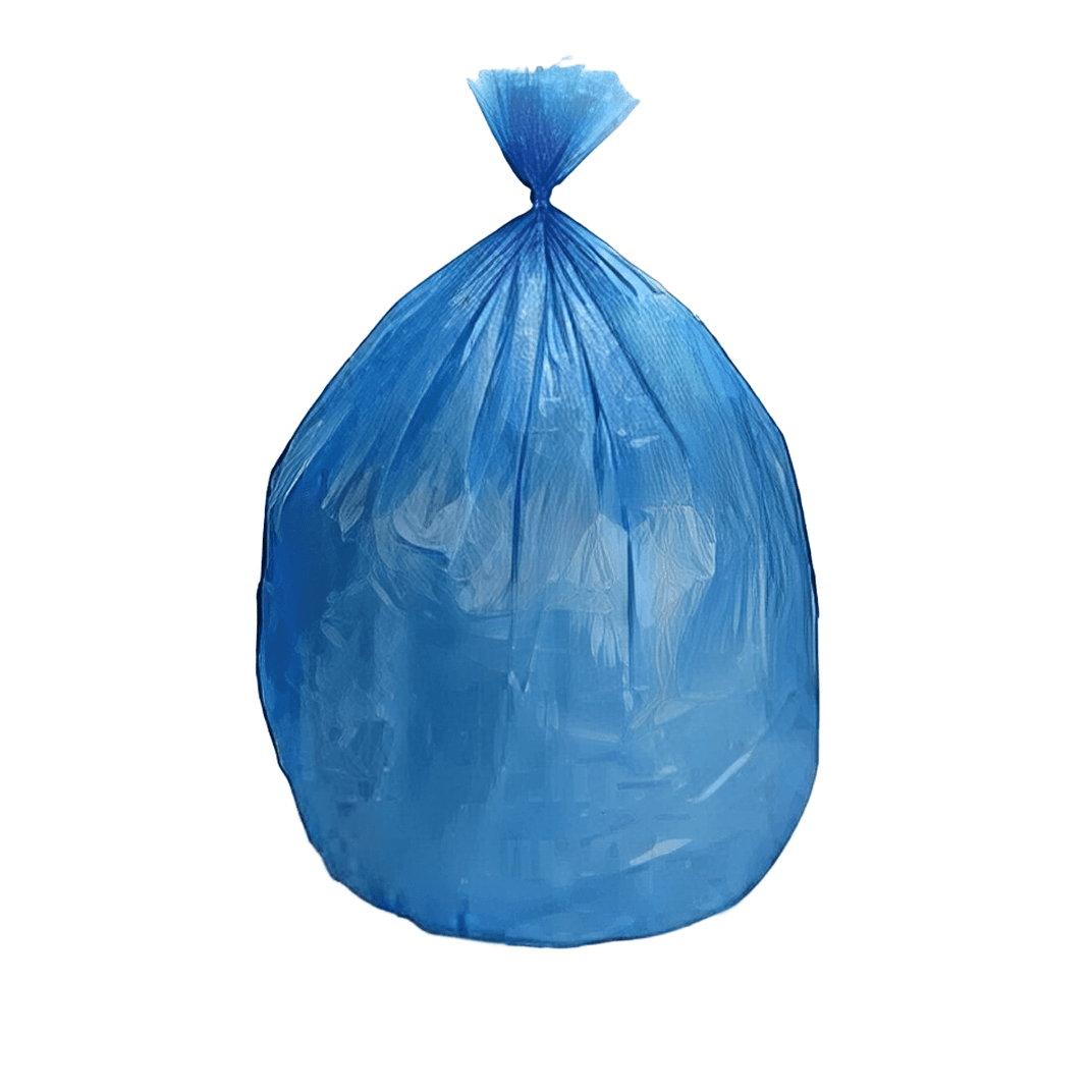 Victoria Bay Can Liner 24X33 IN Blue HDPE 6MIC Roll 1000/Case