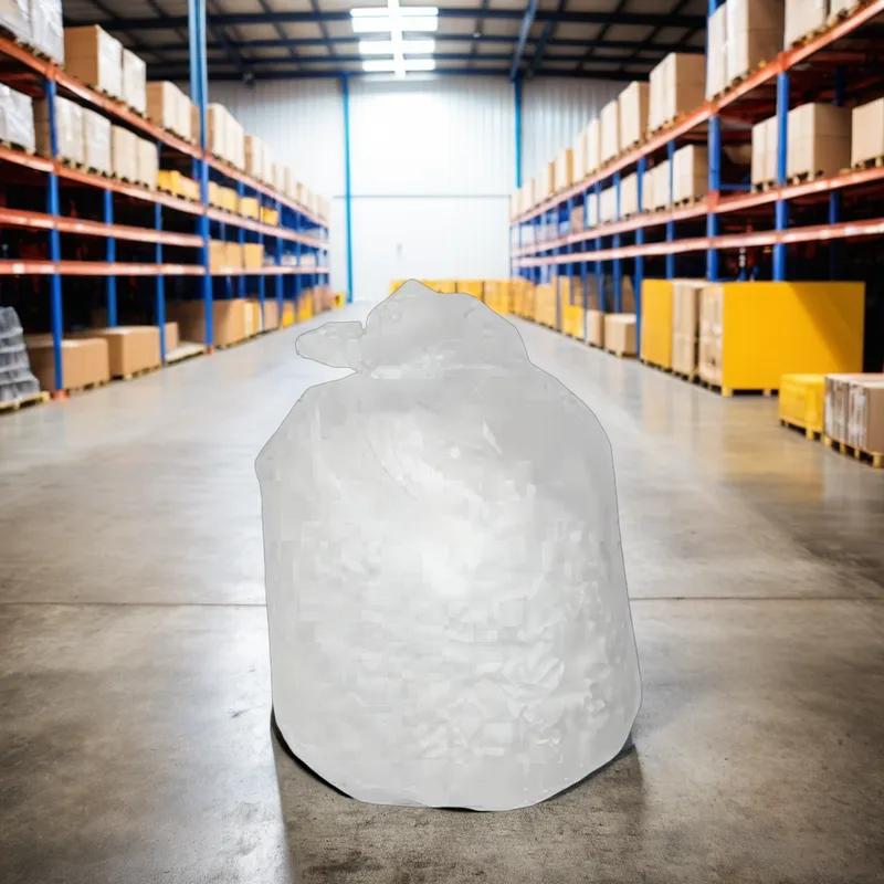 Can Liner 30X36 IN White Plastic 0.74MIL 200/Case
