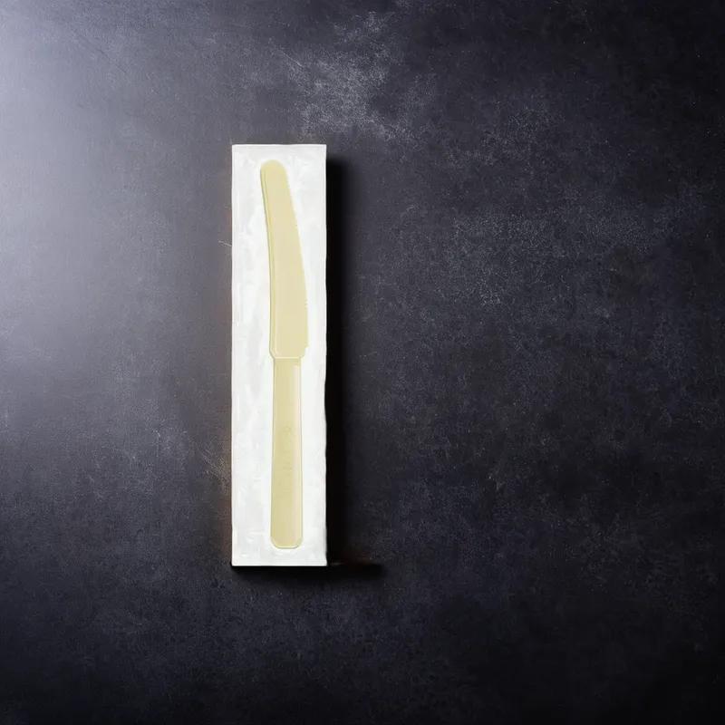 Knife CPLA Beige Individually Wrapped 1000/Case