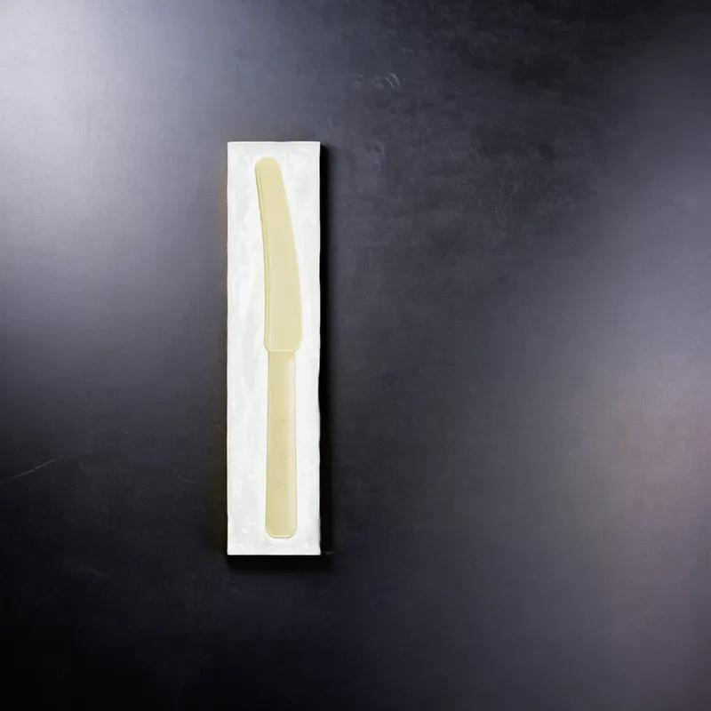 Knife CPLA Beige Individually Wrapped 1000/Case