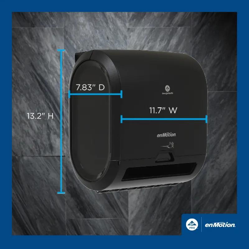 enMotion® Flex Mini Paper Towel Dispenser 9.5X13.23 IN Black Automatic Touchless 1/Each
