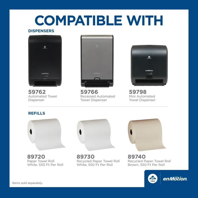 enMotion® Flex Mini Paper Towel Dispenser 9.5X13.23 IN Black Automatic Touchless 1/Each