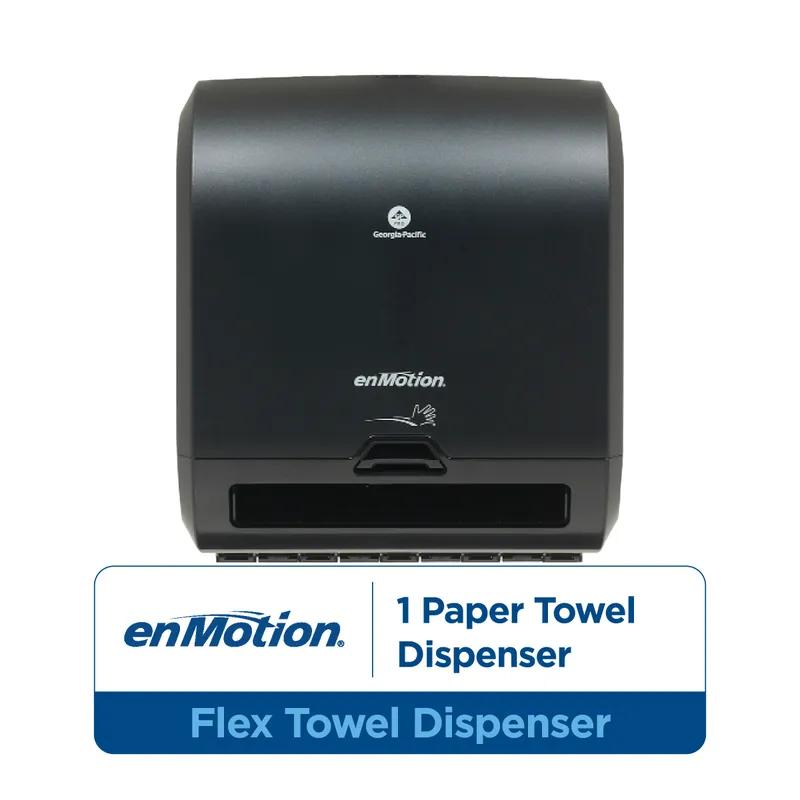 enMotion® Flex Mini Paper Towel Dispenser 9.5X13.23 IN Black Automatic Touchless 1/Each