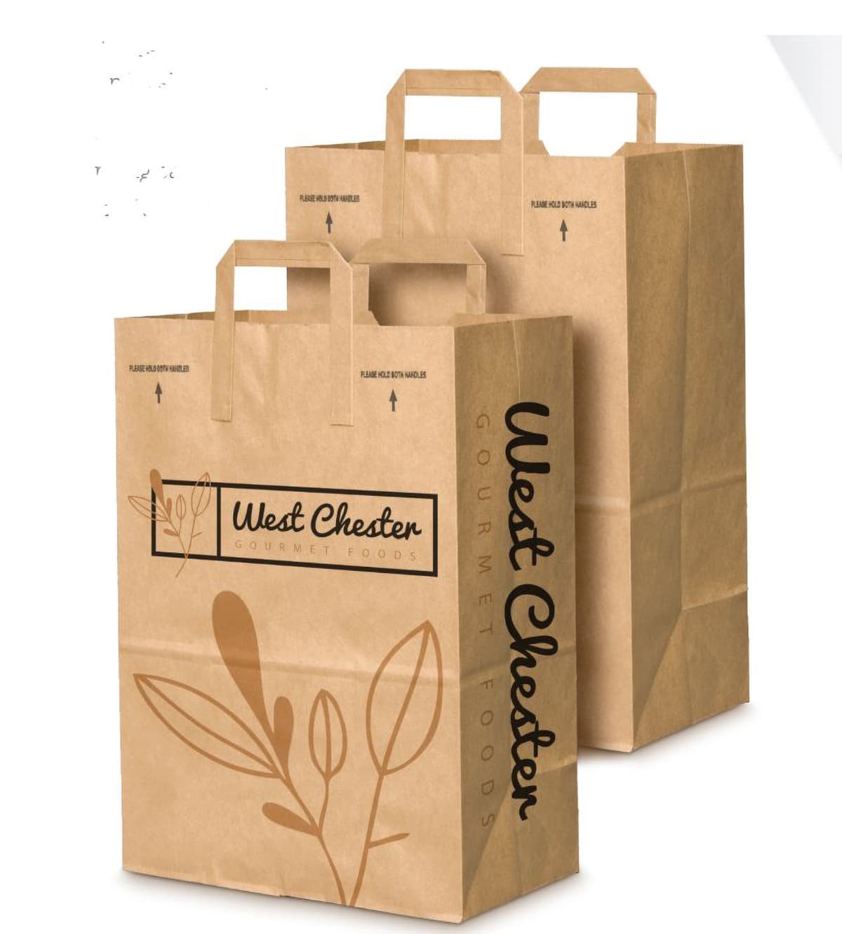 Duro® Bag 1/6 BBL Paper Kraft With Handle 250/Case