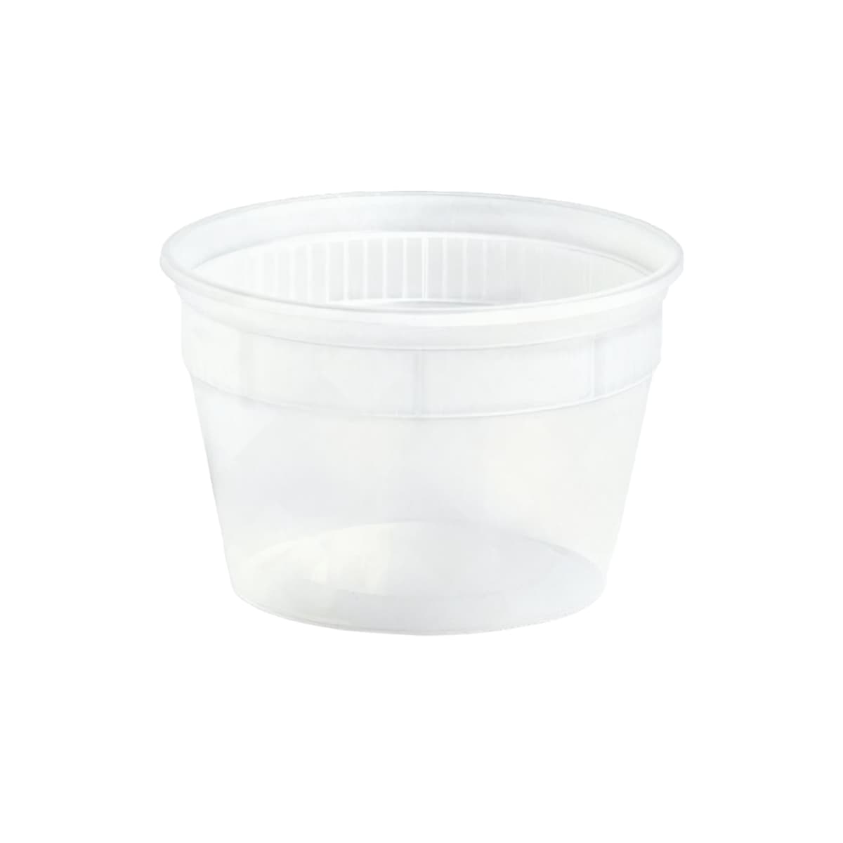 Classic Line Deli Container Base 16 OZ HDPE Translucent Freezer Safe Microwave Safe 500/Case