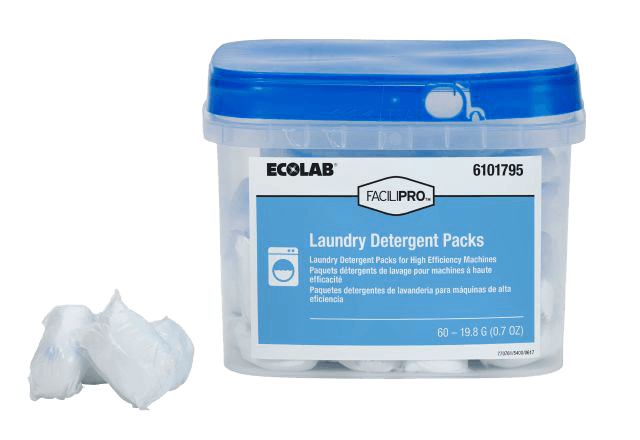 FaciliPro Laundry Detergent Packet 60 Count/Pack 2 Packs/Case 120 Count/Case
