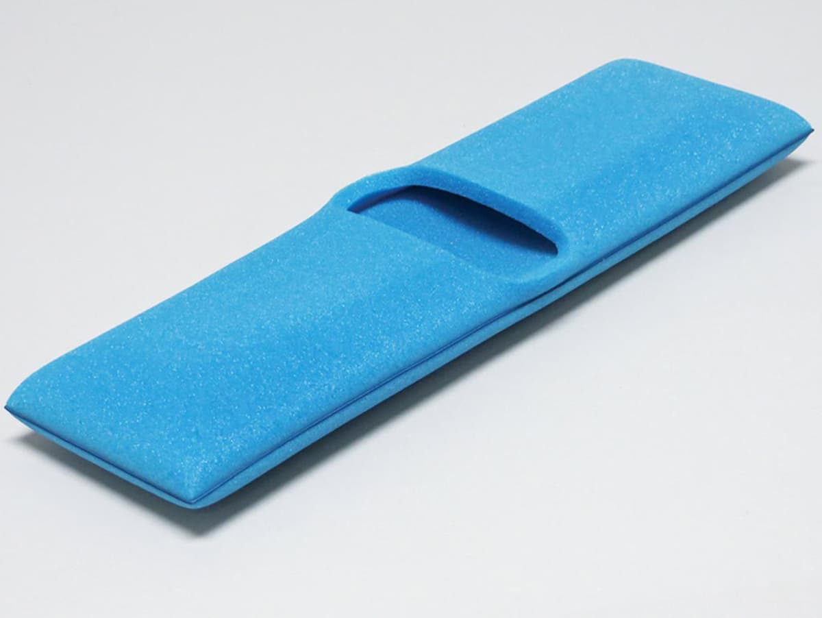 TruCLEAN® Mop Head 16 IN Blue Polyurethane Foam Flat Clean Room 1/Each