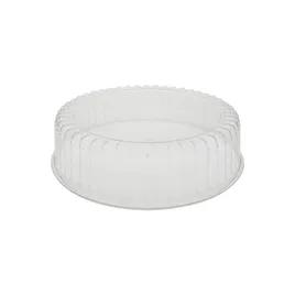 Pie Cake Container & Lid Combo With High Dome Lid 9.75X2.6 IN PET Clear Black Round Fluted 240/Case