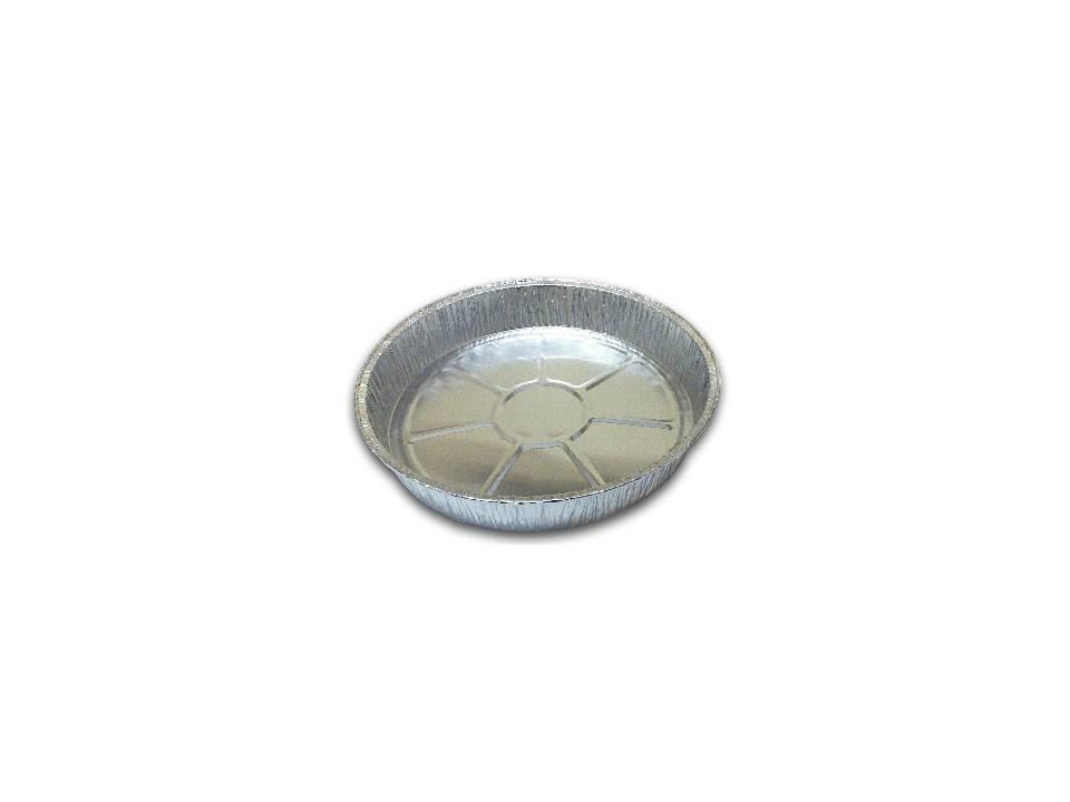 Take-Out Container Base 8 IN Aluminum Silver Round Shallow 500/Case