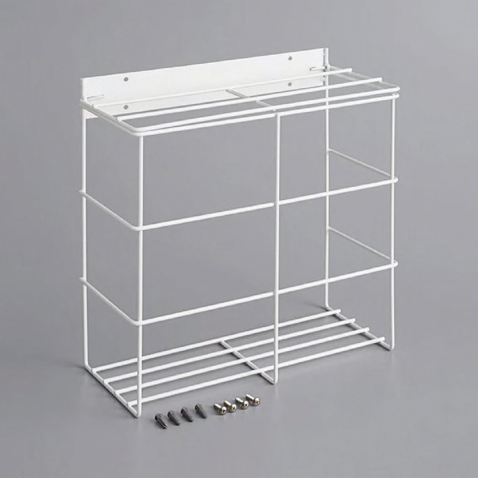 Storage Rack 1 GAL 2 CT Plastic F-Style Lockable 1/Each