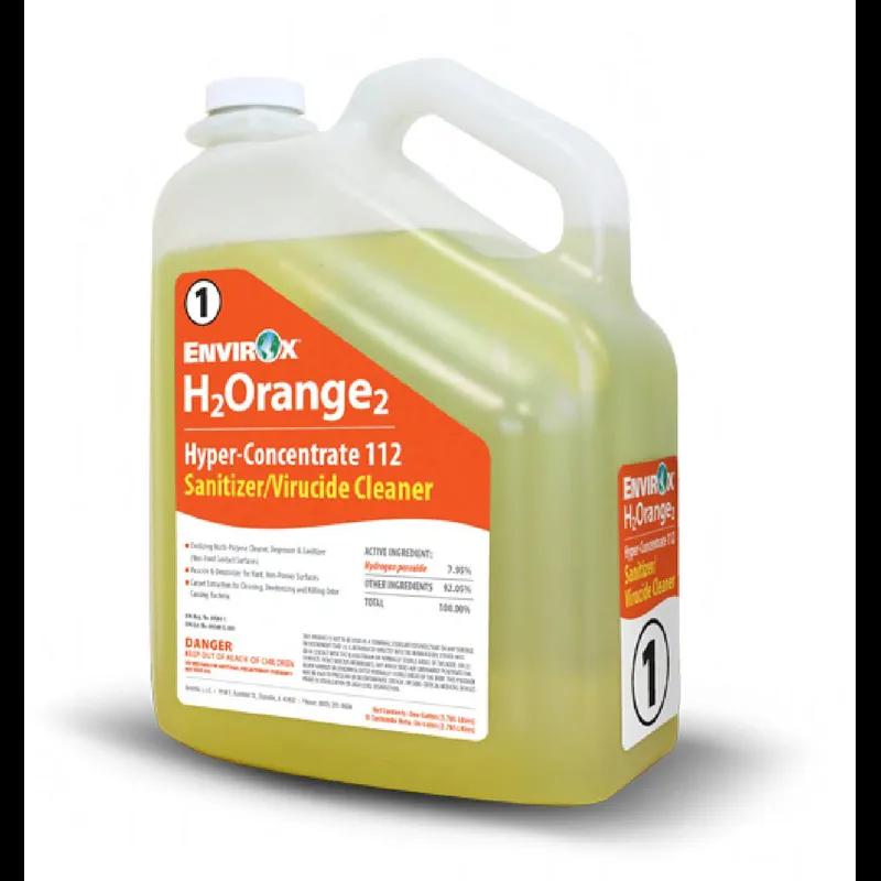 H2Orange2 Hyper-Concentrate 112 Fresh Orange Cleaner & Sanitizer 1 GAL Virucide 2/Case