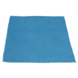 Glass Cleaning Cloth 16X16 IN Microfiber Suede Blue 12 Count/Pack 12 Packs/Case