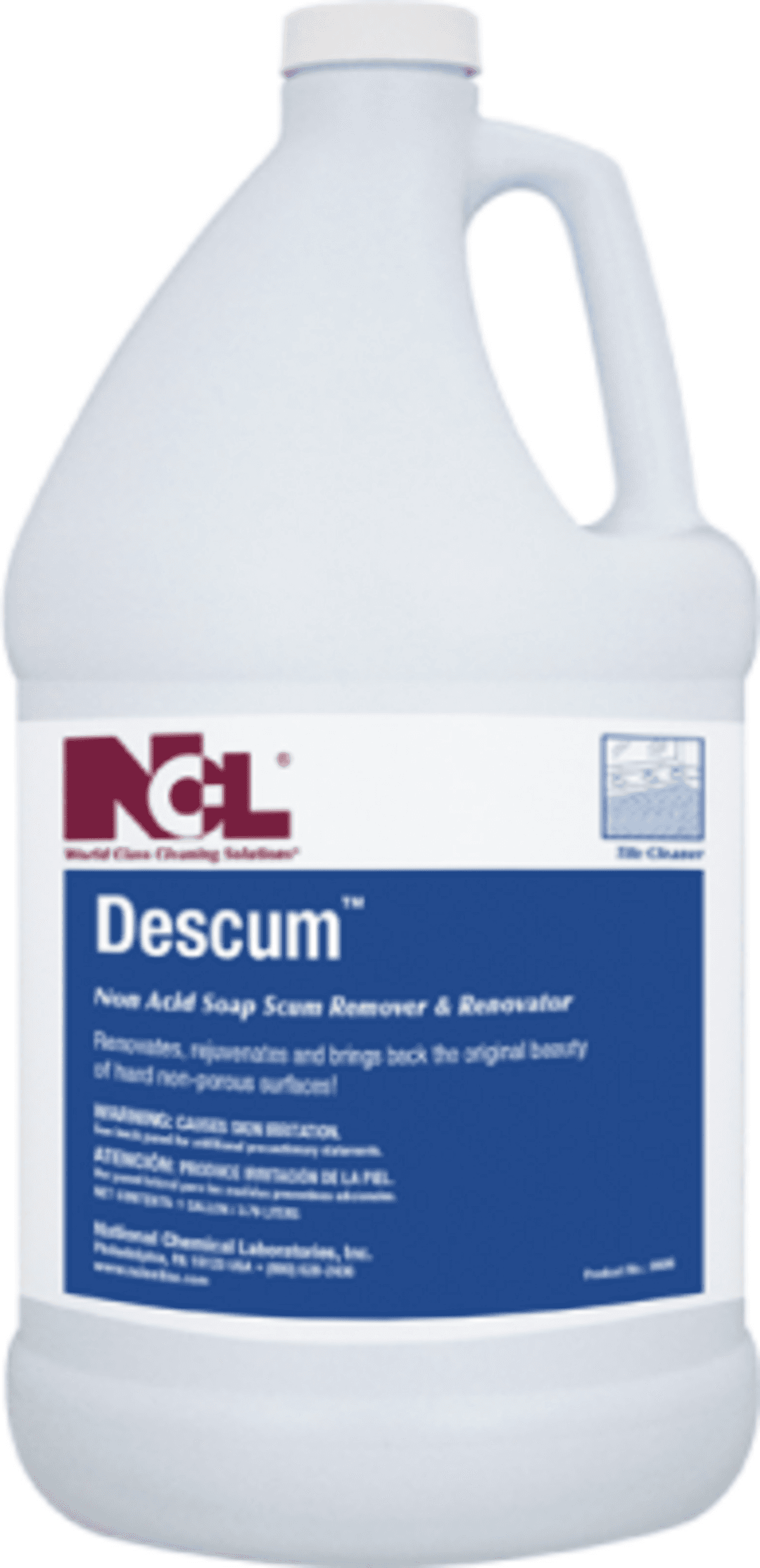 DESCUM Mild Scent Soap Scum Remover 1 GAL Neutral RTU 4/Case