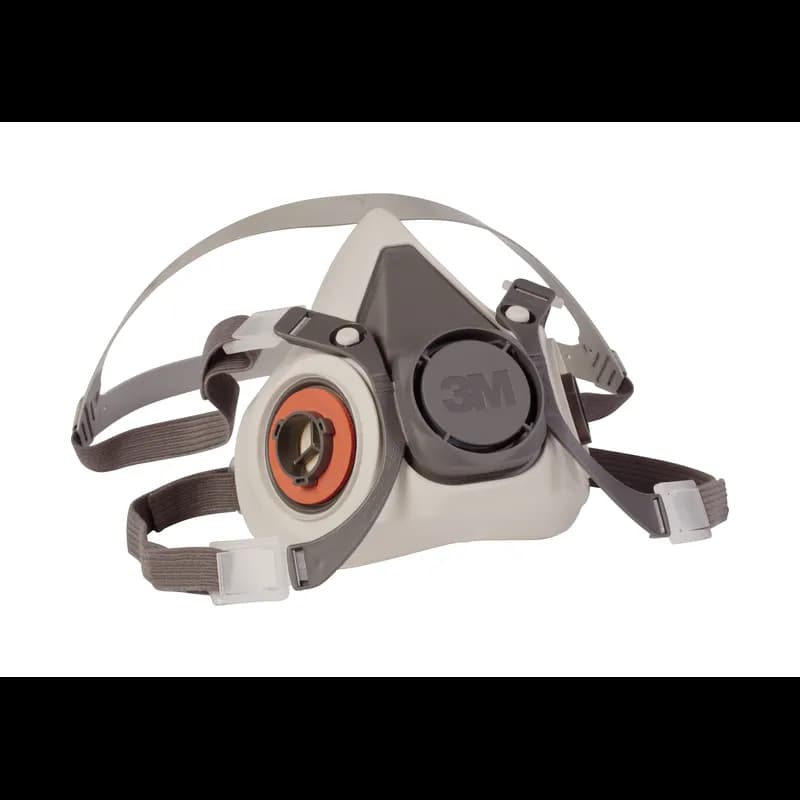 3M™ 6100 Respirator Small (SM) Black TPE Reusable Half Facepiece 24/Case