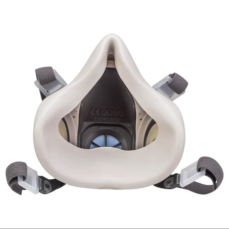 3M™ 6100 Respirator Small (SM) Black TPE Reusable Half Facepiece 24/Case
