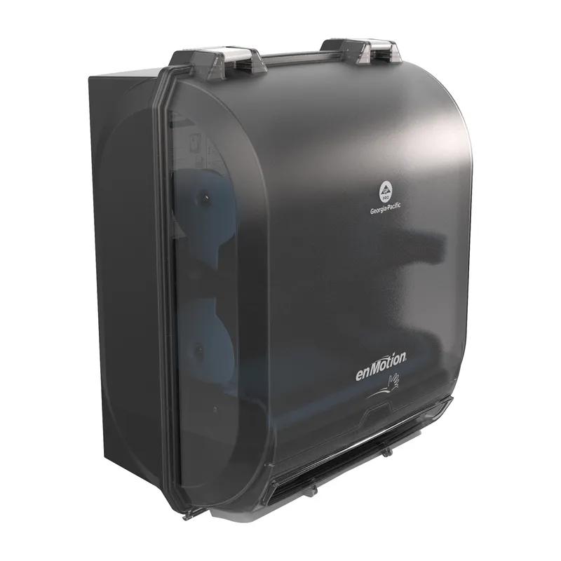 enMotion® Paper Towel Dispenser 10 IN Plastic Wall Mount Black Automatic Touchless Water Resistant 1/Each