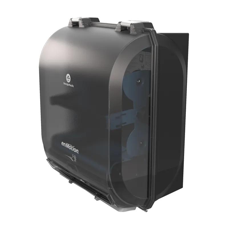enMotion® Paper Towel Dispenser 10 IN Plastic Wall Mount Black Automatic Touchless Water Resistant 1/Each