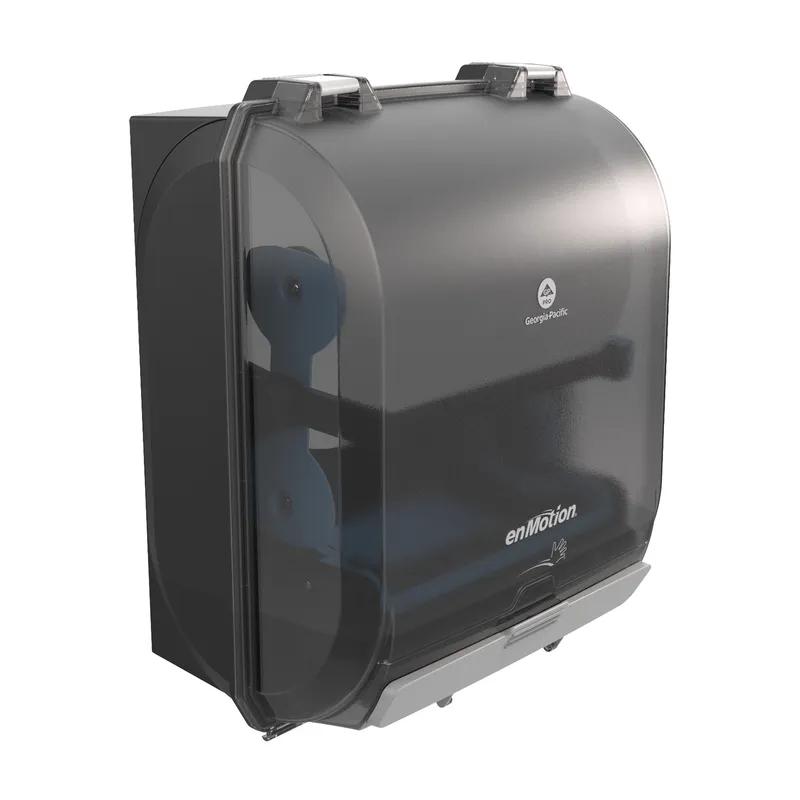 enMotion® Paper Towel Dispenser 10 IN Plastic Wall Mount Black Automatic Touchless Water Resistant 1/Each