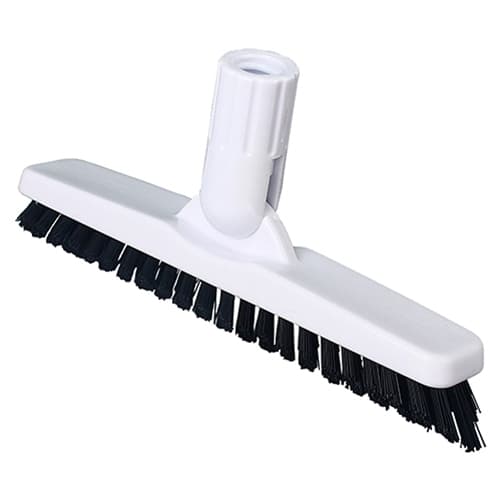 Impact® Tile & Grout Brush 9 IN Polypropylene (PP) White Black Amce Threading Chisel Cut Swivel Head 12 Count/Case