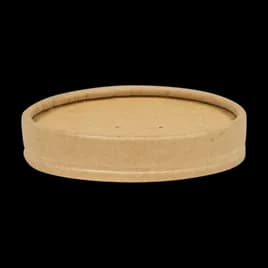 Lid Small (SM) Paper Kraft For 6-8-10-12 OZ 16 OZ Tall Soup Cup 500/Case