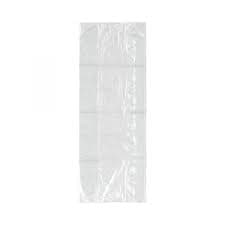 Heritage Bag 8X3X15 IN LLDPE 0.65MIL Clear Flat 4/Case