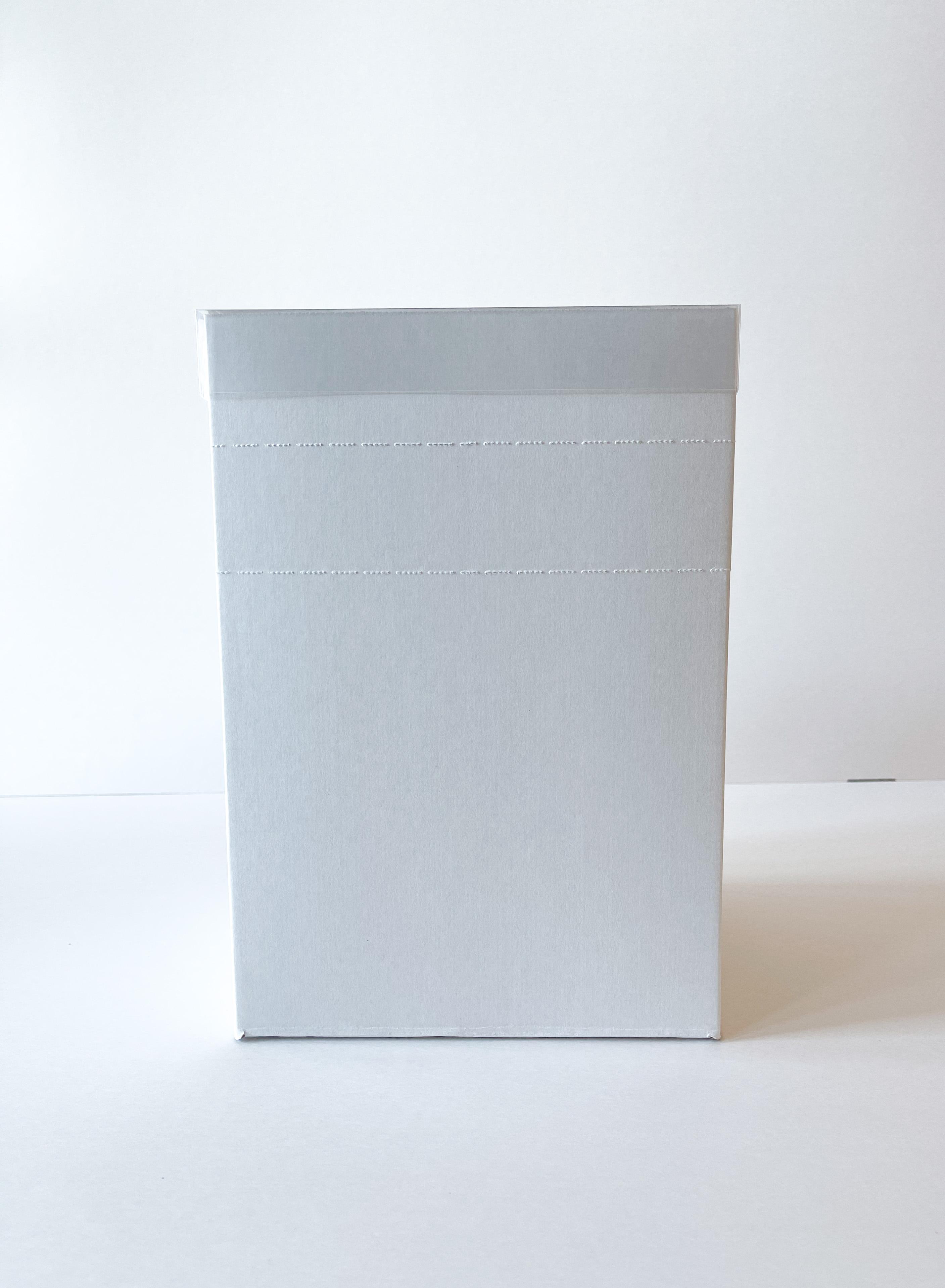 Flexbox Cake Box 10X10X12 IN Paperboard White Square With Window 25/Case