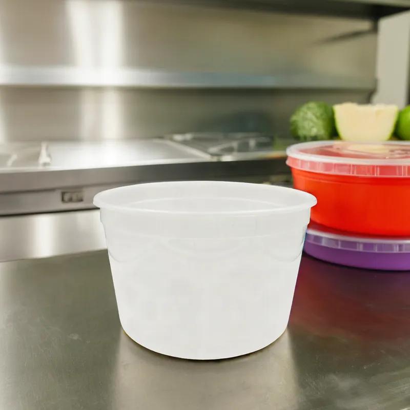 Deli Container Base 64 OZ HDPE Translucent 200/Case
