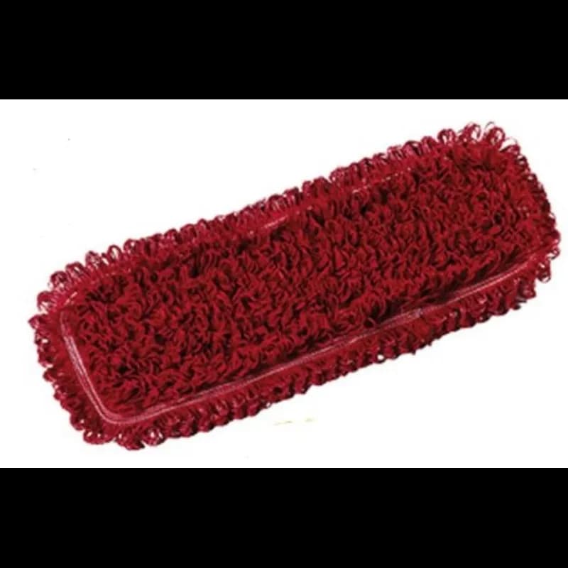 Dust Mop Head 18 IN Red Microfiber Twist Loop 1/Each