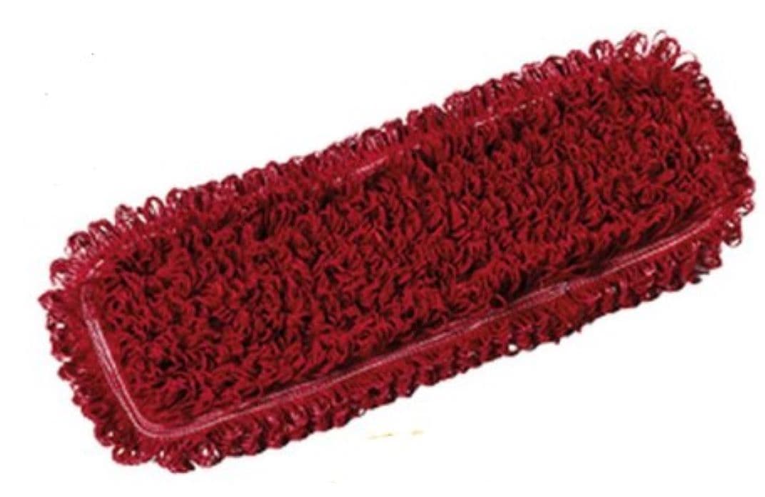 Dust Mop Head 18 IN Red Microfiber Twist Loop 1/Each